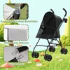Kompakter Haustier-Kinderwagen für kleine Hunde und Produktbild-Vorschau 5
