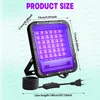 UV Schwarzlicht - LED Flutlichtstrahler - 50 W 2er-Set Produktbild-Vorschau 3