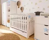 ZEE STAR Cassettiera Fasciatoio Bianca Stella Blu 83x87x49 Anteprima dell’immagine prodotto 9