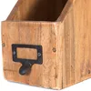 STEHSAMMLER "NOTA" | Mahagoni Holz, 30 cm | Stehordner Produktbild-Vorschau 4