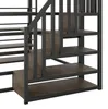 Metaal hoogslaper 140x200 cm met trap en opbergruimte, Productafbeelding-voorbeeld 14