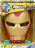 The image shows the packaging of an Iron Man mask, with the mask itself prominently displayed. Podgląd zdjęcia produktu