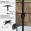Parasol ogrodowy COSTWAY 300 cm, odporny na wiatr, Podgląd zdjęcia produktu 6