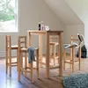home24 Barstuhl - Kernbuche Massiv - Geölt Produktbild-Vorschau 3