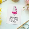 Mr. & Mrs. Panda Grußkarte Einhorn Ballerina - Weiß - Produktbild-Vorschau 2