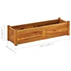 vidaXL Letto da giardino rialzato in legno di acacia Anteprima dell’immagine prodotto 13
