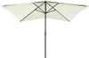 vidaXL Sonnenschirm mit LEDs und Stahl-Mast Sandweiß 2x3 m Produktbild-Vorschau 1