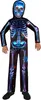 Costume da ragazzo scheletro al neon riciclabile Anteprima dell’immagine prodotto 4