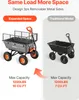 Chariot de jardin VEVOR avec fonction basculante, chariot Voir les images du produit 2