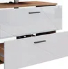 Badmöbel-Set Vicco Irma Weiß Hochglanz/Goldkraft Eiche 4 Produktbild-Vorschau 6