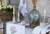 Clayre & Eef Ofenhandschuh 18x30 cm Blau Rosa Baumwolle Produktbild-Vorschau 4