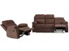 Relaxgarnitur 3+1 - Stoff - Braun - TOLZANO Produktbild-Vorschau 9