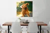 MuchoWow® Poster Nass - Hund - Wasser 75x75 cm - Wand Produktbild-Vorschau 2