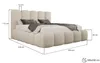 Emlar Polsterbett Teddy 180x200 cm - Designerbett mit Produktbild-Vorschau 6