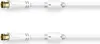 Hama 00205035 Koaxialkabel 3 m F-Typ Weiß Produktbild-Vorschau 2