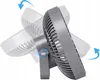 Ventilatore da tavolo con batteria e luce 6xSMD grigio Anteprima dell’immagine prodotto 6