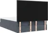 Ottoman-Bett mit Matratzen & LEDs Dunkelgrau 140x200 cm Produktbild-Vorschau 8