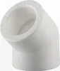 Ø 25mm, PPR Aqua Plus Winkel 45° in Weiß | Wasserrohr, Produktbild-Vorschau 1
