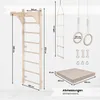 Gymnastik-Sprossenwand für Kinder (210 cm) | Wandmontierte Produktbild-Vorschau 2
