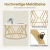 Couchtisch Rund Holz, Moderner Sofatisch, Kleiner Produktbild-Vorschau 4