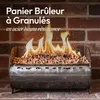 CASABEL Panier Brûleur Pellets & Granulés Épais, 30cm, Cap. Voir les images du produit 3