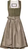 Edelnice Midi Dirndl Emilia Grün Cord 36 Produktbild-Vorschau 1