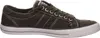 A side view of a green sneaker. Voir les images du produit