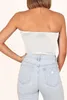ASKSA Damen Tube Top Y2K Gerippt Knit Tops Twist Knot Produktbild-Vorschau 4