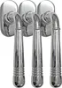Fenstergriff Set 3 x FG Helena 1673 Chrom Rasterolive Produktbild-Vorschau 1