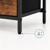 Relaxdays Nachttisch, 1er Pack, 2 Schubladen & Ablagen, Produktbild-Vorschau 8
