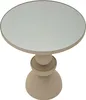 Beistelltisch Düne Spiegelplatte Eisen 45x49,5 cm creme Produktbild-Vorschau 2