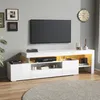 A modern living room with a TV stand and television. Anteprima dell’immagine prodotto