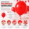 50x palloncini palloncini aria, elio rosso decorazione di Anteprima dell’immagine prodotto 2