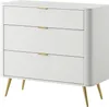 Selsey OVAL - Kommode mit 3 Schubladen, Weiß, 92 cm Produktbild-Vorschau 6