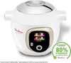 A white and gold multi-cooker with a digital display. Náhled obrázku produktu