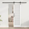vidaXL Schiebetür 61 x 198,5 cm Massivholz Kiefer und Glas Produktbild-Vorschau 3