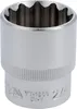 Kurze 12-kant Stecknuss 27 mm 1/2 Zoll Náhľad obrázku produktu 2