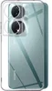 A clear protective case is shown on the back of a smartphone. Anteprima dell’immagine prodotto