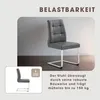 byLIVING konzolová židle Marlen-XXL-XXL sada 2 kusů, kov Náhled obrázku produktu 5
