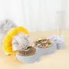 Trojitá miska pro psy a kočky s dávkovačem vody a stojanem Náhled obrázku produktu 10