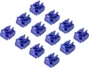 Renkforce RJ45 LAN Port Schloss RF-4695228 12er Set Blau Produktbild-Vorschau 1