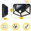 Lampa led solarna halogen zewnętrzna ogrodowa z czujnik Podgląd zdjęcia produktu 3