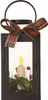 LED Deko – Weihnachtslaterne mit Kerze, schwarz, 20 cm, 3x AAA, Innen, Vintage Produktbild-Vorschau