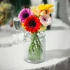 12 x Windlichter aus Glas geriffelt H 9 cm -  Produktbild-Vorschau 5