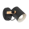 Nástěnné osvětlení Eglo 43046 HORNWOOD E27 1x28W černé Náhled obrázku produktu 7