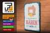 Blechschild Wandbild in : Brillante Farben, Größe 30 x 40 Produktbild-Vorschau 8