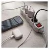Prodlužovací kabel 10 m / 4 zásuvky / s vypínačem / bílý / PVC / 1 mm2 Podgląd zdjęcia produktu