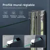 doporro Double porte de douche auto-levante 83,5 88,5 cm de Voir les images du produit 2
