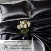 COZYOR Satin-Bettwäsche, mit verstecktem Reißverschluss, Produktbild-Vorschau 4
