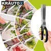 KRÄUTOX Kräuterschere 5 Klingen Edelstahl Kräutermesser mit Produktbild-Vorschau 7